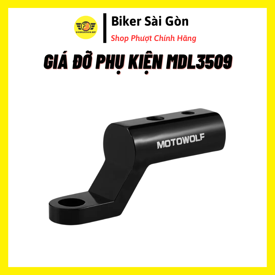 Giá Đỡ Phụ Kiện Gắn Chân Kính Motowolf MDL 3509 Thanh mở rộng xe máy đa năng - BikerSaiGon