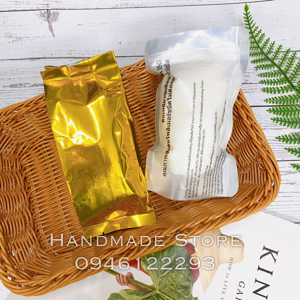 Bột giấy - Đất đanh loại 1 (Gói 100gr zip bạc) 🎉🎉🎉