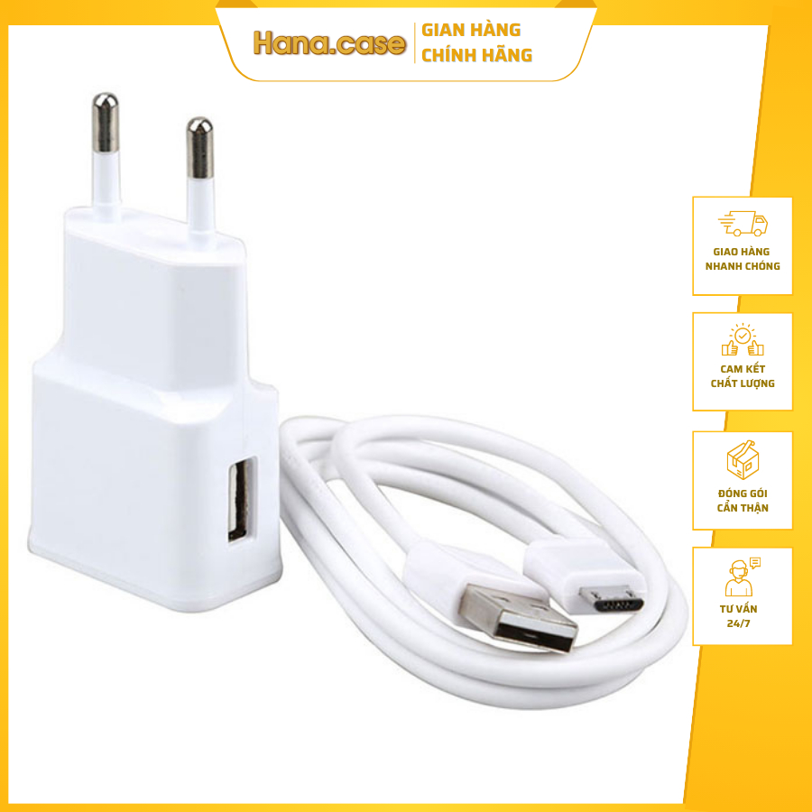 Bộ Củ Sạc Và Dây Sạc Samsung Micro USB Dùng Cho Điên Thoại Androi hana.case