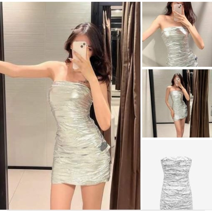 Váy Zara xuất xịn body cúp ngực phi bóng Zara