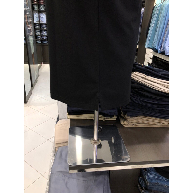 Áo polo owen màu đen body fit vải cotton APV231381