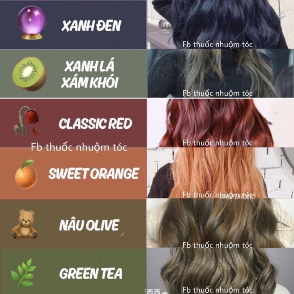 Kem nhuộm tóc tặng kèm oxy giá sỉ