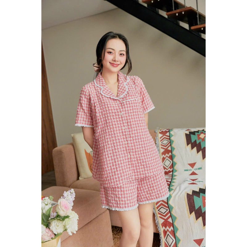 bộ bầu cộc hè, quần sóc rộng( kèm ảnh thật)