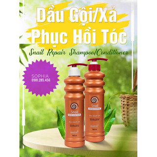 Cặp dầu gội xả snail phục hồi tóc sophia