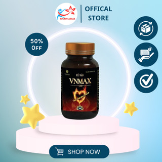 Bổ thận vnmax hỗ trợ bổ thận, tăng cường sinh lý nam, giảm nguy cơ mãn dục sớm ở nam giới, 1 hộp 2 lọ