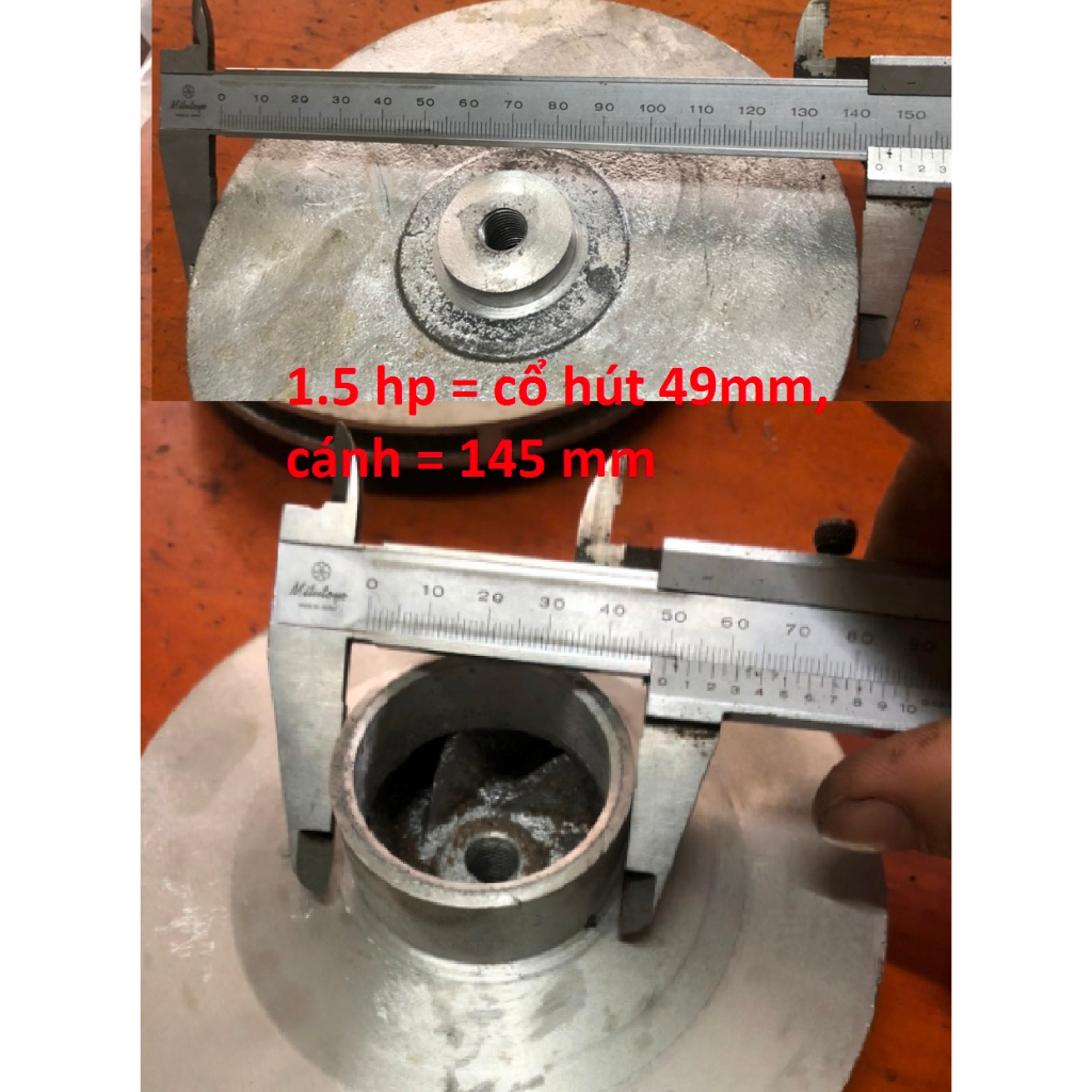 CÁNH BƠM NƯỚC BẰNG NHÔM CÁC LOẠI