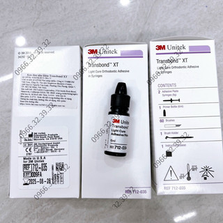 Transbond XT Bond gắn mắc cài 3M chính hãng Com gắn mắc cài 3M chính hãng bộ gắn mắc cài 3M
