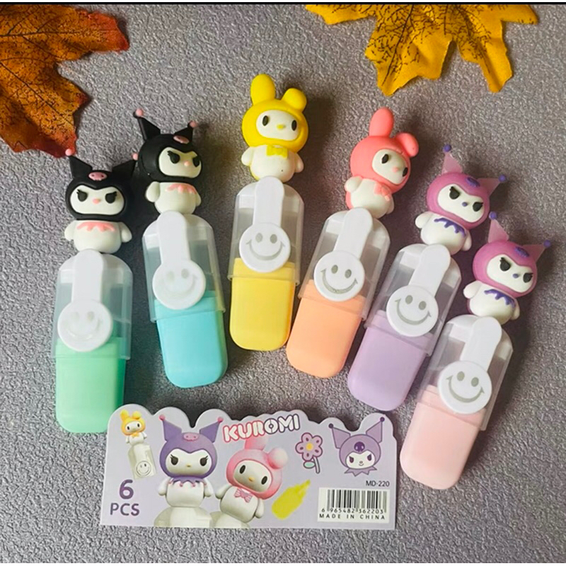 Bút dạ quanh đánh dấu Kuromi xinh xắn