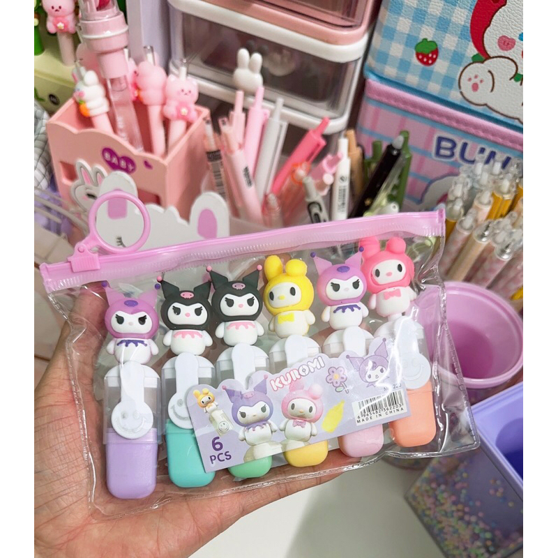 Bút dạ quanh đánh dấu Kuromi xinh xắn