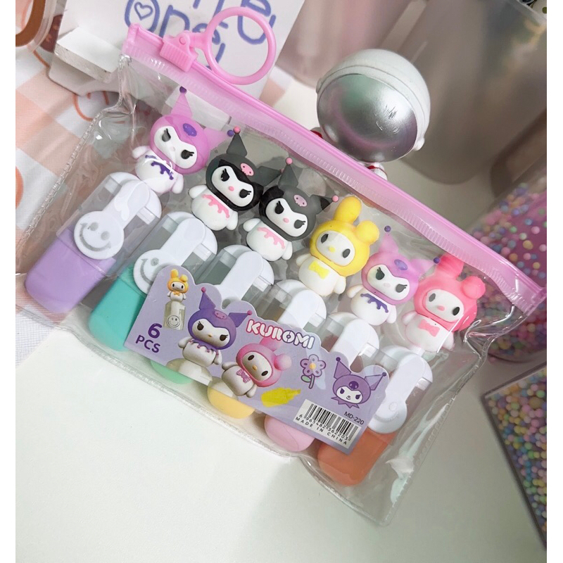Bút dạ quanh đánh dấu Kuromi xinh xắn