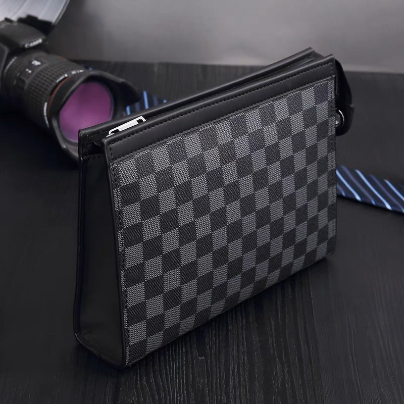 Ví cầm tay thời trang nam nữ cao cấp CVina Official K005 full hộp da pu cực sang chảnh - Hàng Chính Hãng