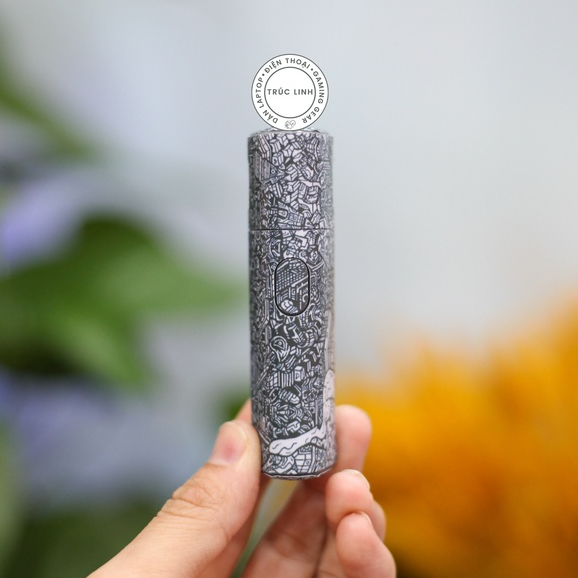 Miếng dán skin cho Avocado Baby Vaptio Pod Kit mẫu Họa tiết đen trắng