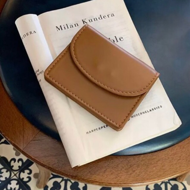 VÍ CẦM TAY BASIC HÀN MÀU BẠC