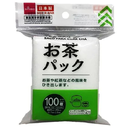 Daiso Túi lọc trà 100 cái made in Japan