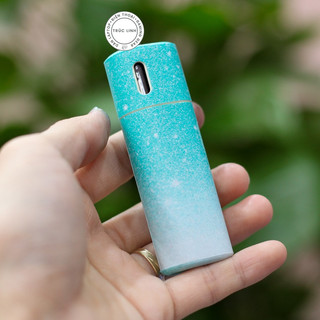 Miếng dán skin cho Avocado Baby Vaptio Pod Kit mẫu Xanh trắng