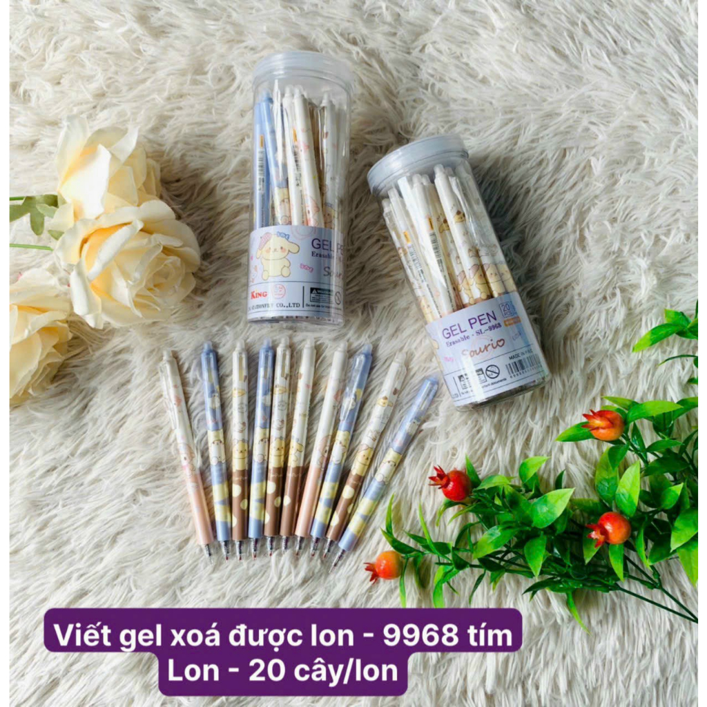 Lon 20 Cây Viết Gel Bấm Xoá Được Chất Lượng Tốt