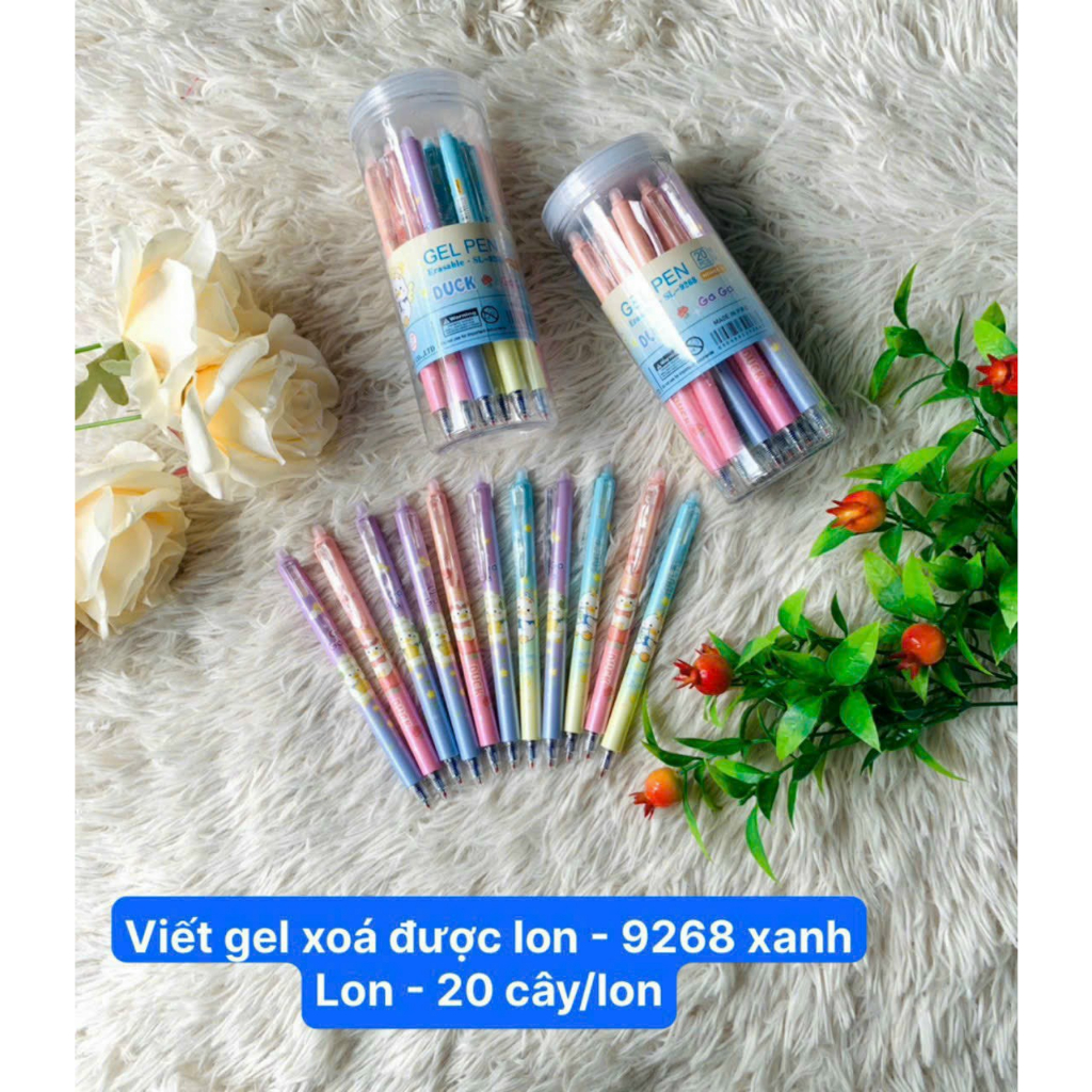 Lon 20 Cây Viết Gel Bấm Xoá Được Chất Lượng Tốt