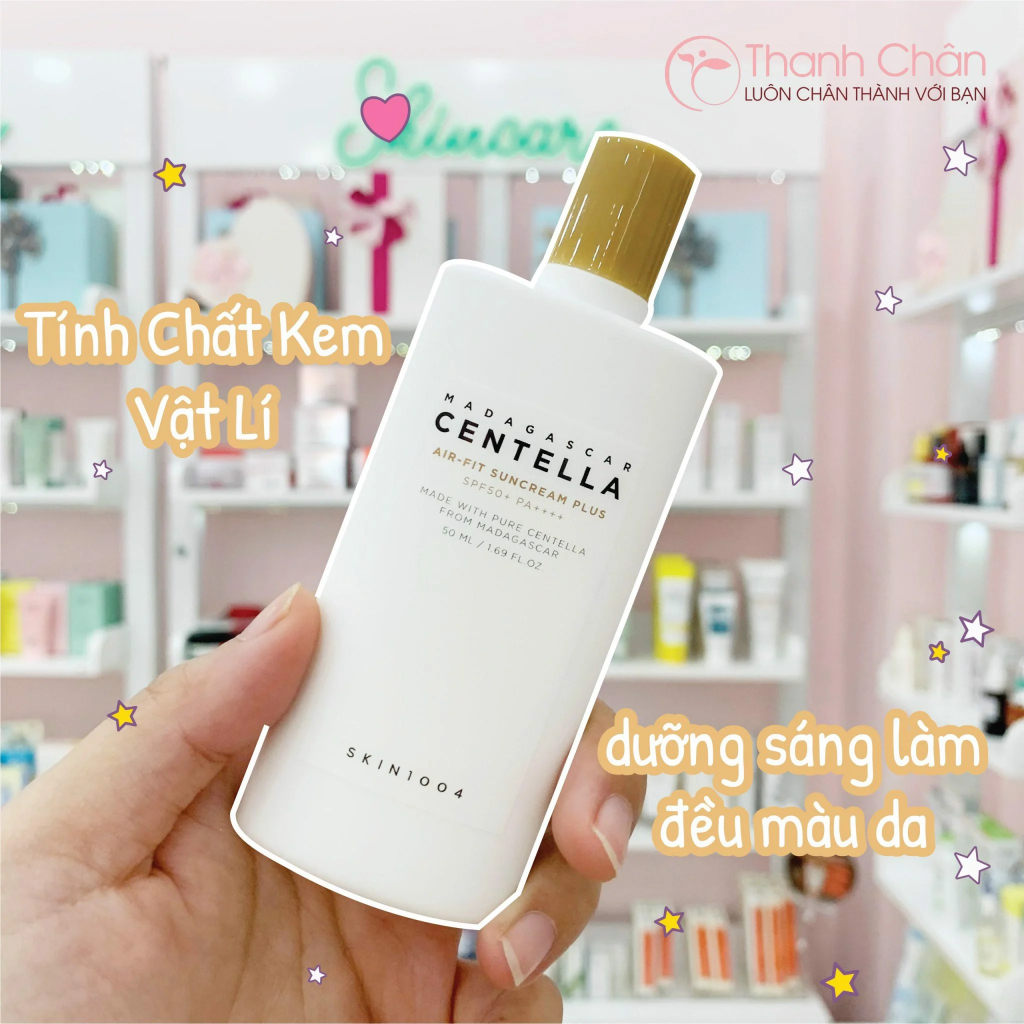 Kem Chống Nắng Skin1004 Madagascar Centella Air-fit Suncream Plus SPF50+++