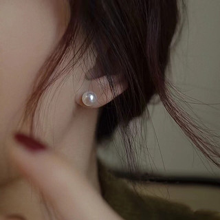 Khuyên tai ngọc Bông tai ngọc MIUSHOP que đeo bằng nhựa cao cấp phong cách hàn quốc thanh lịch