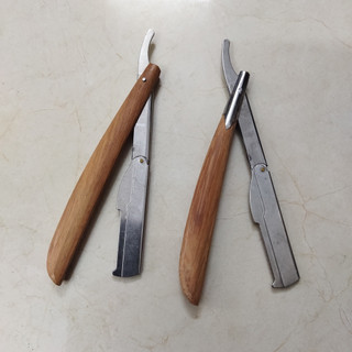 dao cạo inox cán gỗ cao cấp