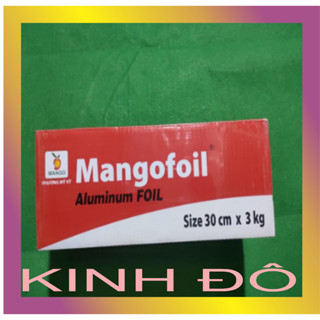Cuộn giấy bạc nướng đồ ăn 30 x 3kg dùng nướng đồ ăn , lót nồi chiên không dầu , giấy bạc không quá dày tiết kiệm cho bạn