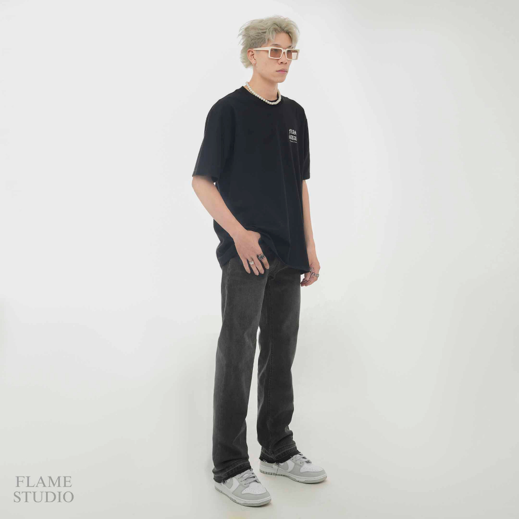 𝐒𝐓𝐑𝐀𝐈𝐆𝐇𝐓 𝐃𝐄𝐍𝐈𝐌 - Quần Jean nam ống suông xám, xanh, đen