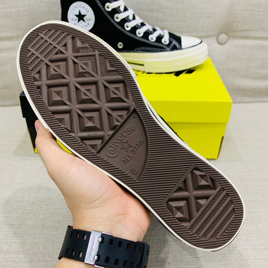 Giày_Convers Chuck taylor 1970s cao cổ trắng & đen, Giày CV bản hàng trung nội địa oder mới 100% full box | BigBuy360 - bigbuy360.vn