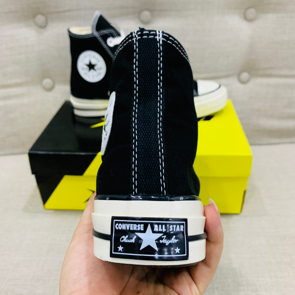 Giày_Convers Chuck taylor 1970s cao cổ trắng & đen, Giày CV bản hàng trung nội địa oder mới 100% full box | BigBuy360 - bigbuy360.vn