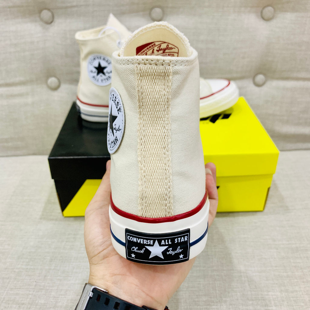 Giày_Convers Chuck taylor 1970s cao cổ trắng & đen, Giày CV bản hàng trung nội địa oder mới 100% full box | BigBuy360 - bigbuy360.vn