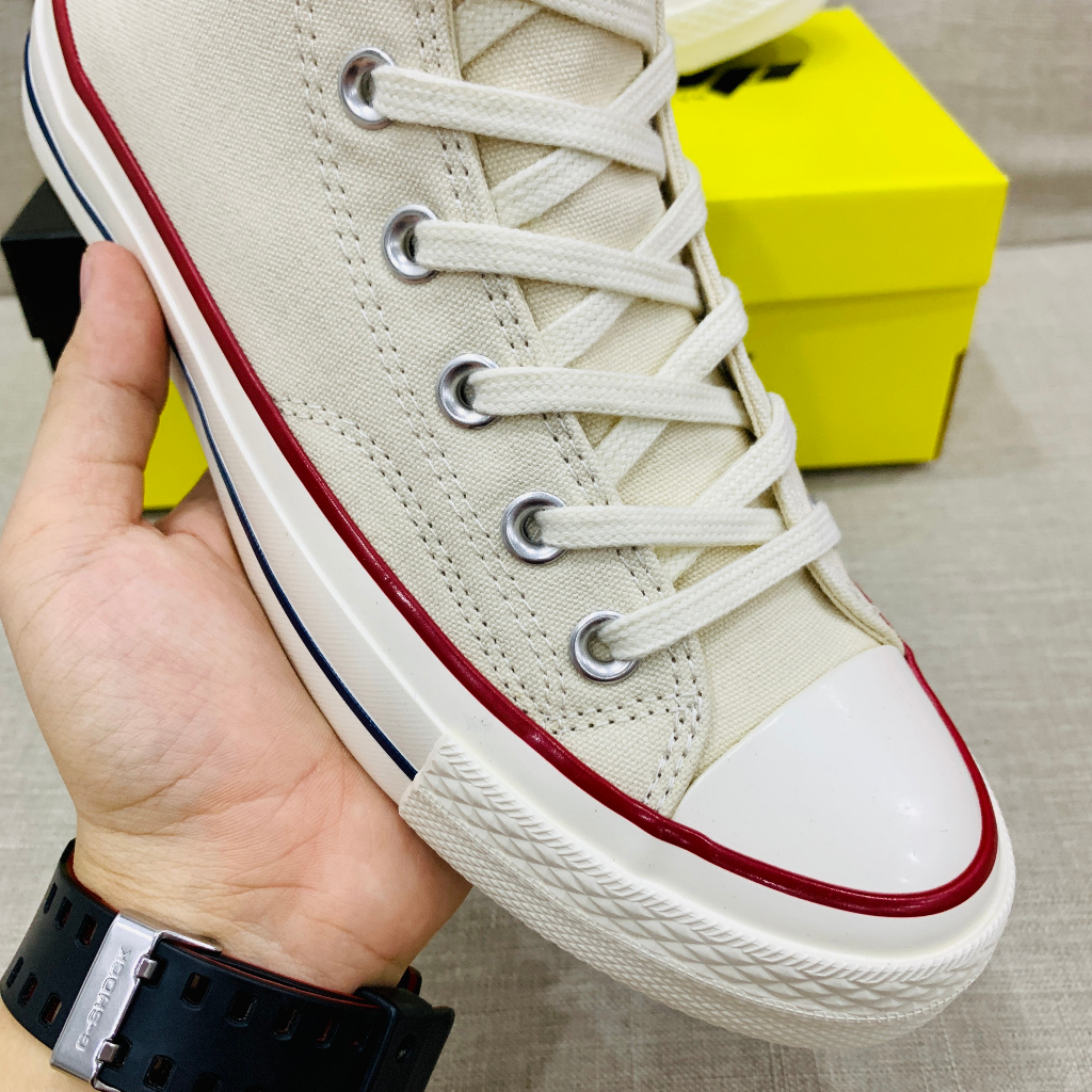 Giày_Convers Chuck taylor 1970s cao cổ trắng & đen, Giày CV bản hàng trung nội địa oder mới 100% full box | BigBuy360 - bigbuy360.vn