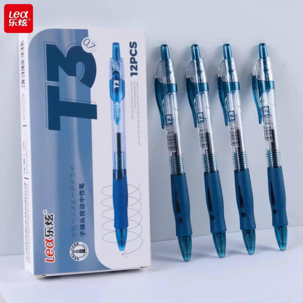 Hộp 12 Cây Viết Bấm Lex T3 Chất Lượng Tốt Ngòi 0.5mm