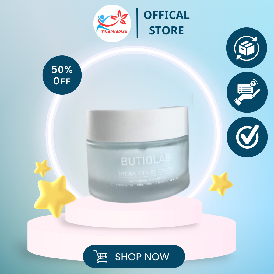 Kem Chống Tăng Sắc Tố Hydra Vita B5 Butiq Lab Giúp Phục Hồi Tái Tạo Da, Chống Lão Hóa