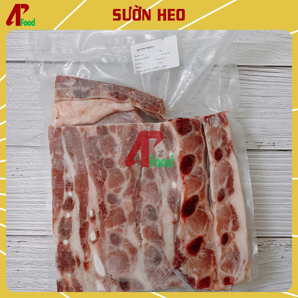 Sườn Heo Nhập Khẩu - Cưa Thanh - An Phát - 1KG