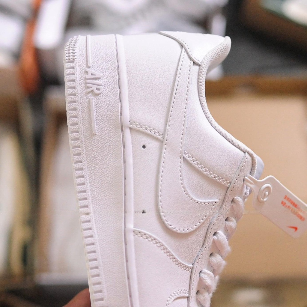 Giày Nike_Trắng AF1, Giày Air Force 1 Full Trắng Nam Nữ Hàng Đẹp Full Box, Giày sneaker trắng nam nữ siêu hot dễ phối đồ