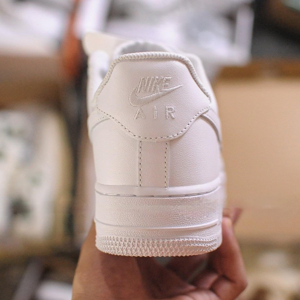 Giày Nike_Trắng AF1, Giày Air Force 1 Full Trắng Nam Nữ Hàng Đẹp Full Box, Giày sneaker trắng nam nữ siêu hot dễ phối đồ