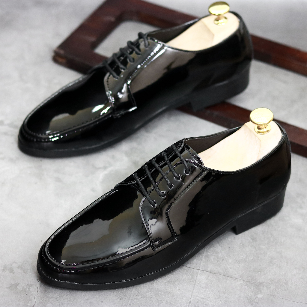 Giày Tây Nam Công Sở Buộc Dây-G021-Da Dập Vân Cá Sấu , Giày Tây Nam Giá Rẻ, Đế Cao 3cm, Có Khâu Đế, Hàng Việt Nam | BigBuy360 - bigbuy360.vn