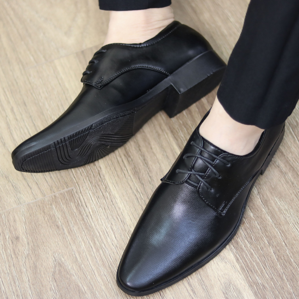 Giày Tây Nam Công Sở Buộc Dây-G021-Da Dập Vân Cá Sấu , Giày Tây Nam Giá Rẻ, Đế Cao 3cm, Có Khâu Đế, Hàng Việt Nam | BigBuy360 - bigbuy360.vn