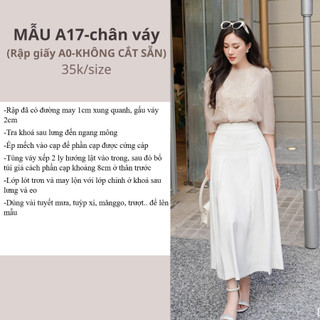 RẬP GIẤY A0 CHÂN VÁY A17