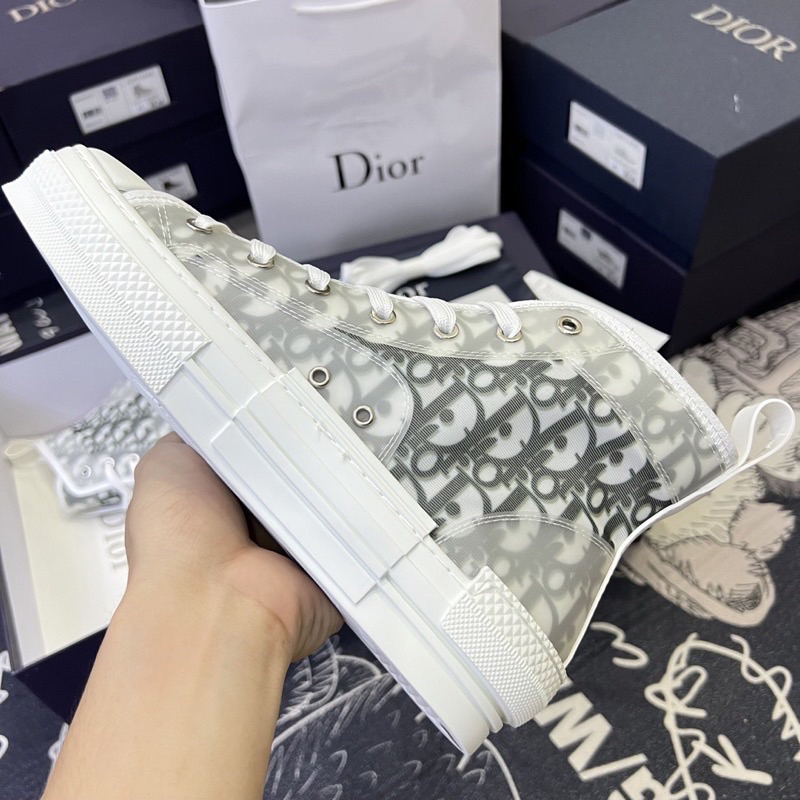 GIÀY Dio B23 High Sneaker Trắng Xám Cao Cổ Lai Au