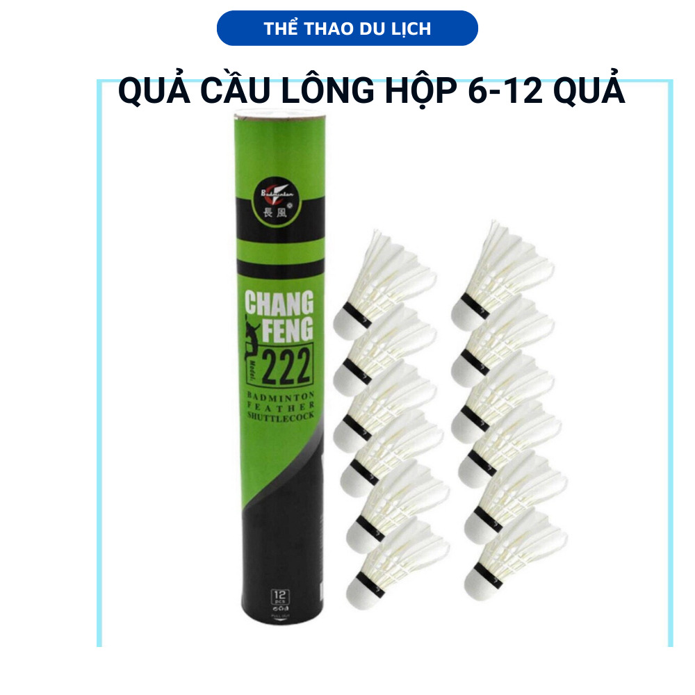 Quả cầu lông hộp 12 quả cầu lông màu trắng