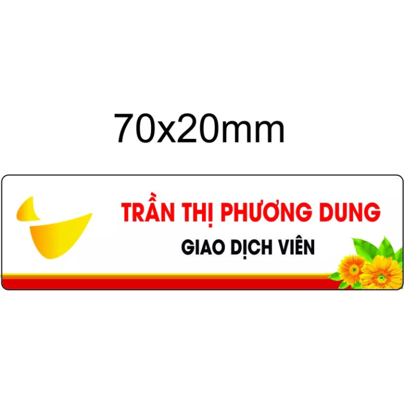 Bảng Tên HDBank - Vui lòng gửi tên cho shop