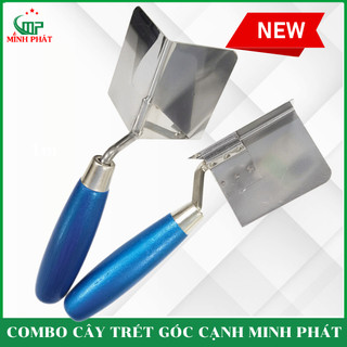 Cây Trét Góc Cạnh Sơn Nước Minh Phát Hàng Cao Cấp Tay Cầm Gỗ