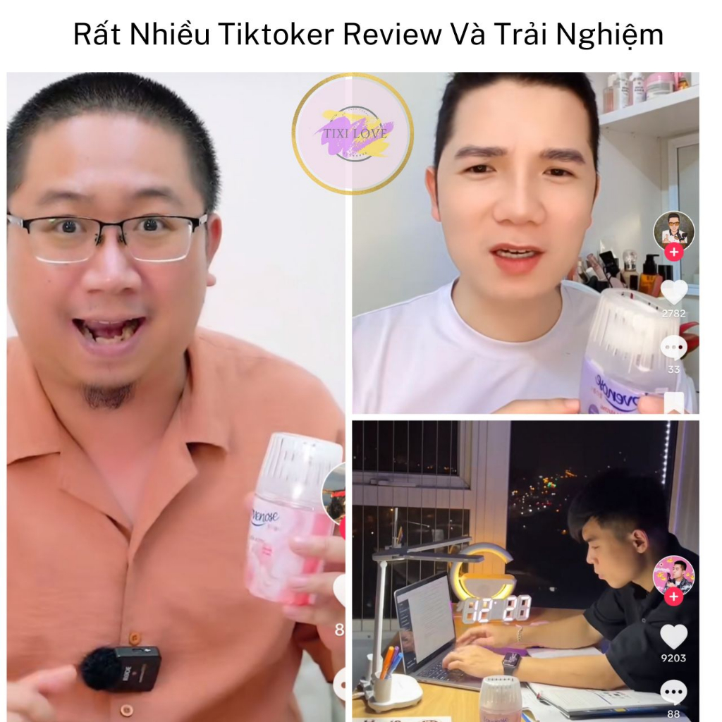 Lọ tỏa hương thơm dung tích 250ml Lovenose hương nho đào dứa thơm lâu tới 60 ngày