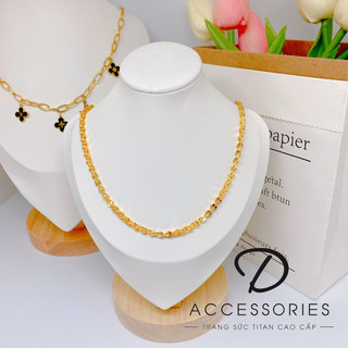 Dây chuyền/Vòng cổ titan dạng dây phụng ko đen |Nguyễn Trà Dương|