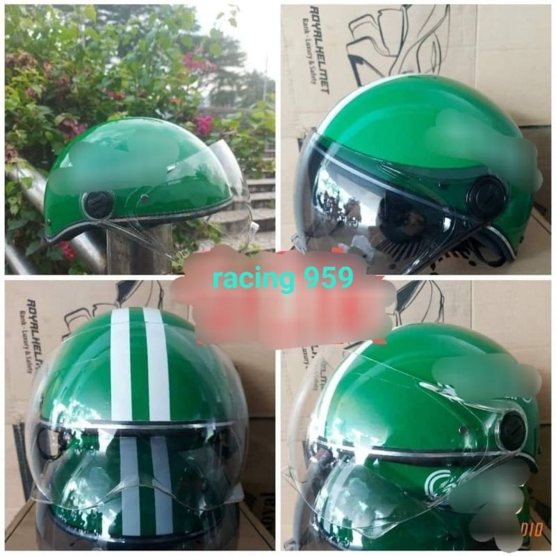 Mũ bảo hiểm nữa đầu có kính & không kính