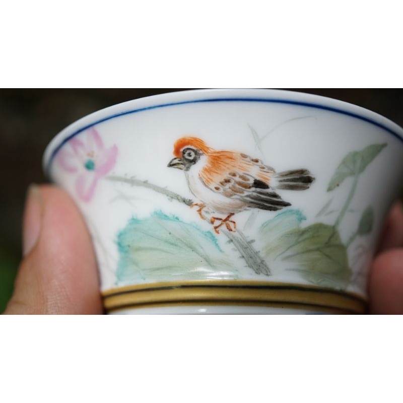 Chậu vẽ tay cao cấp