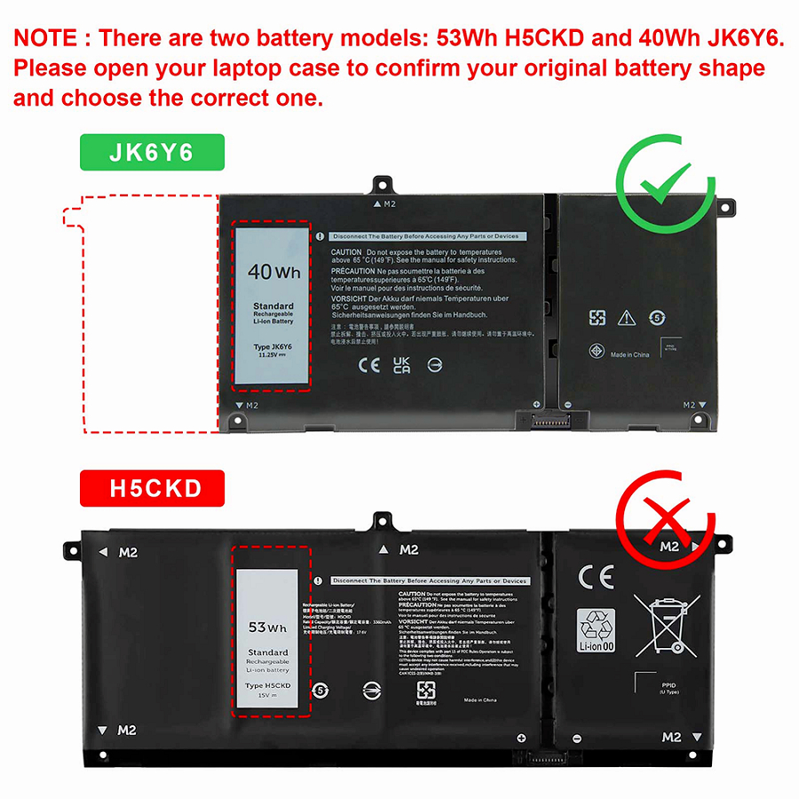 Pin Laptop Dell Inspiron 5300 5400 5401 5402 5408 5409 5501 5508 7300 7405 7500