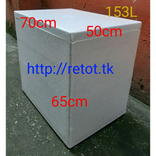 Thùng xốp 2 cây cỡ to đại 153L đóng hàng đông lạnh hải sản nuôi cá trồng cây