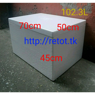 Thùng xốp 100 cỡ to 102.3L đóng đồ đông lạnh hải sản hoa quả