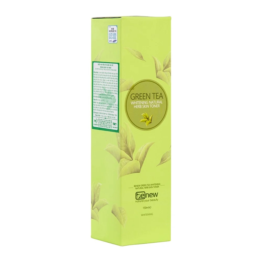 Nước Hoa Hồng Trà Xanh Benew Green Tea Whitening Toner 150 ml